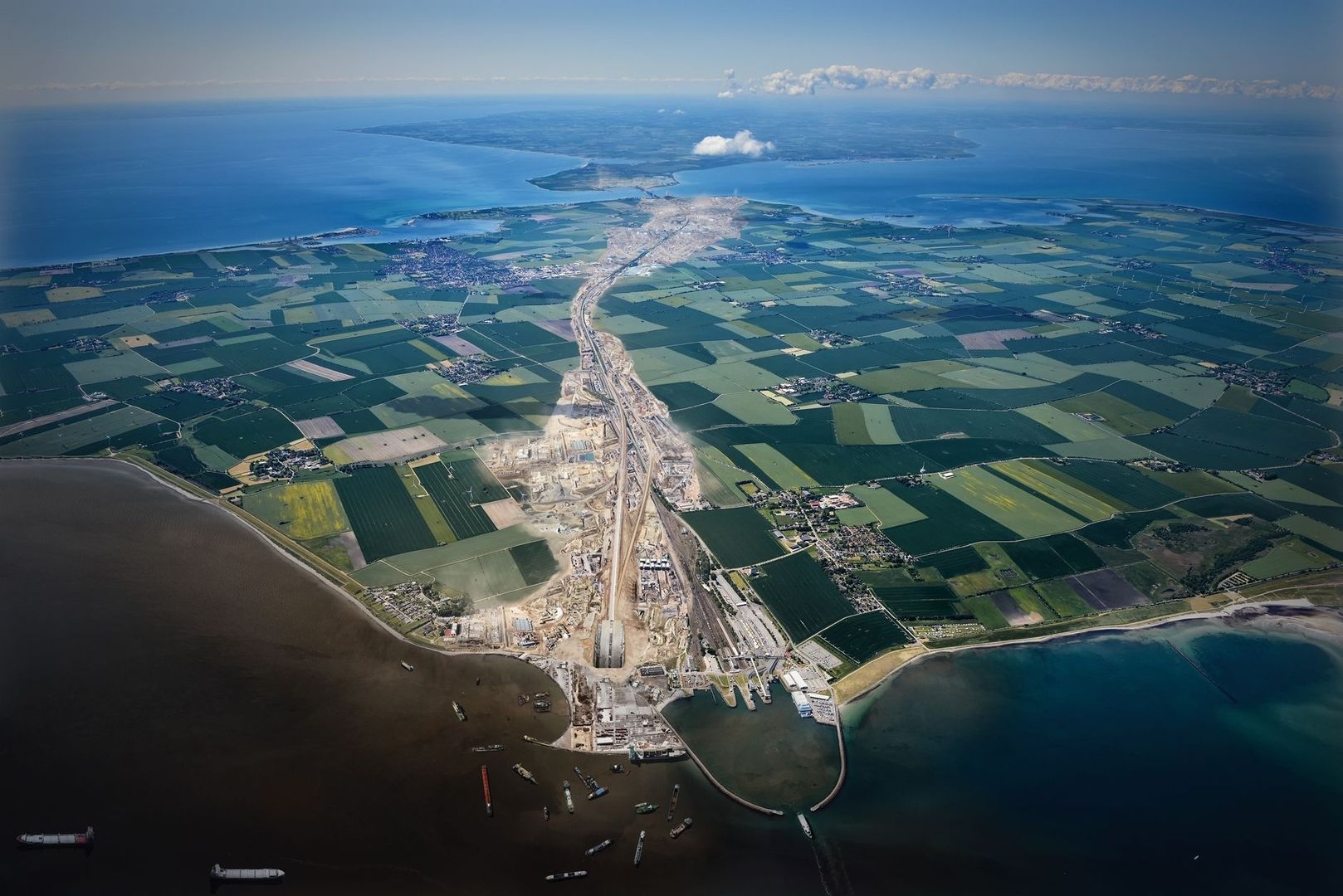 Vue aérienne d